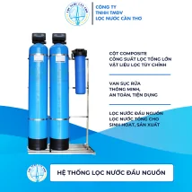 Hệ thống lọc tổng lọc nước đầu nguồn 2 cột Composite 1054 (Tự động) 