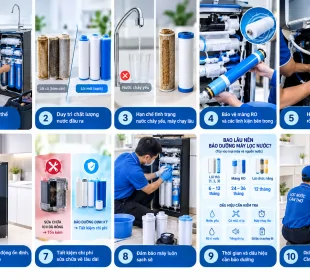 Vì Sao Phải Bảo Dưỡng Máy Lọc Nước Định Kỳ? 7 Lý Do Quan Trọng Bạn Không Nên Bỏ Qua