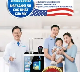 Máy lọc nước karofi đã được những chứng nhận gì