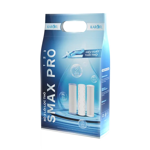 Bộ 3 lõi lọc thô KAROFI Smax Pro 1, 2, 3