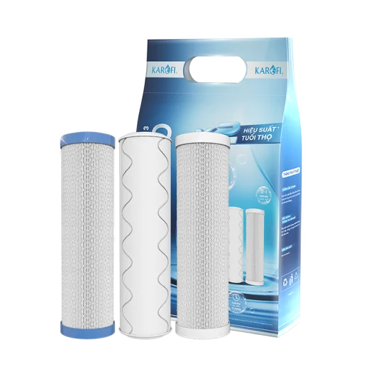 Bộ 3 lõi lọc thô KAROFI Smax Pro 1, 2, 3