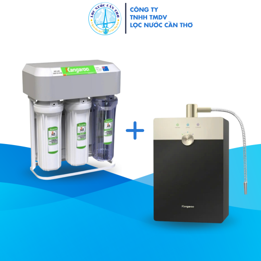 Combo Máy Lọc Nước Hydrogen Ion Kiềm Kangaroo Sumire KGRF04E + Kangaroo KGHP10K3
