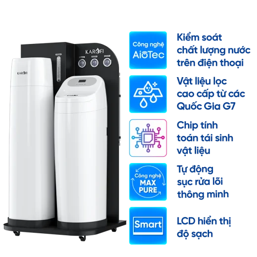 Lọc tổng trung tâm cao cấp Karofi WHF - E666