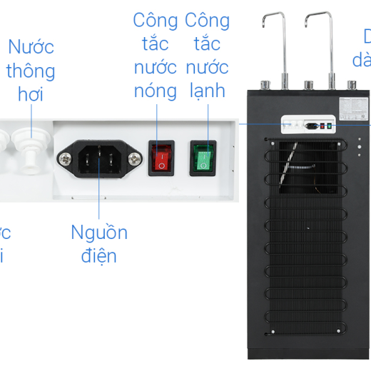 Máy lọc nước Kangaroo Hydrogen nóng lạnh KG10A13