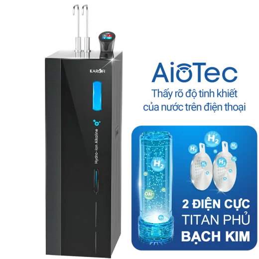 Máy lọc nước nóng lạnh Hydro-ion kiềm Karofi KAE-S86