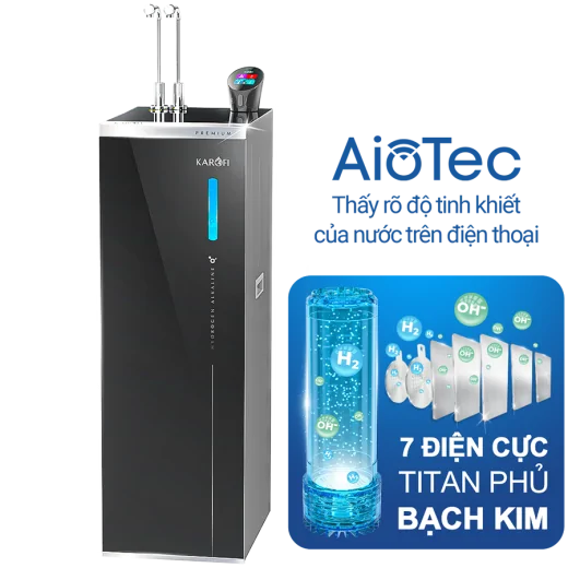 Máy lọc nước nóng lạnh Hydro-ion kiềm Karofi KAE-S88 PROMAX