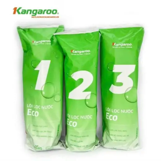 Bộ 3 lõi lọc thô Kangaroo Eco 1-2-3