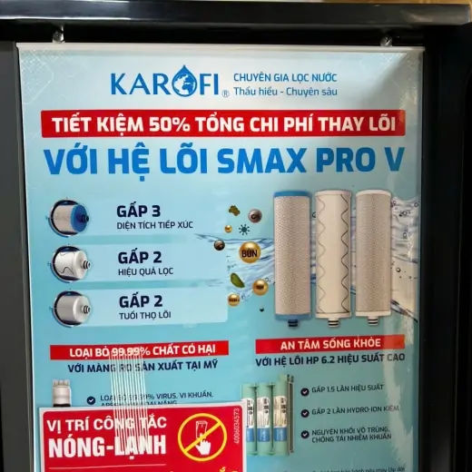 Máy lọc nước nóng nguội Karofi KAH-D18