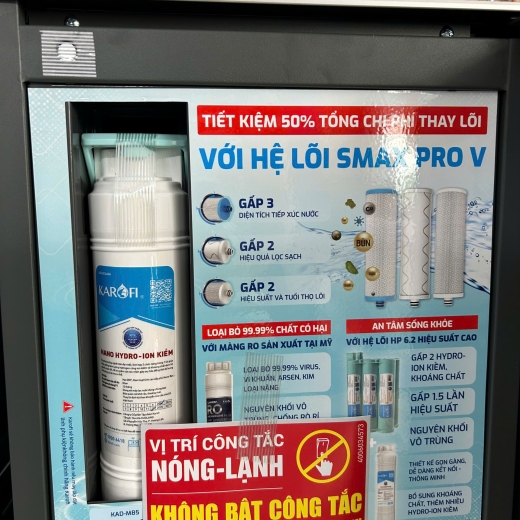 Máy lọc nước nóng lạnh Karofi KAD-M85