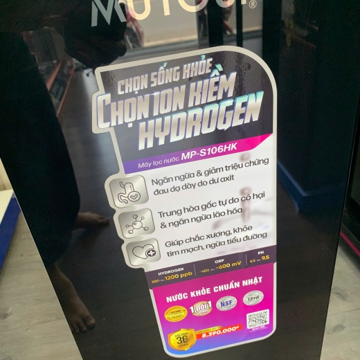 Máy lọc nước ion kiềm hydrogen Mutosi MP-S106HK